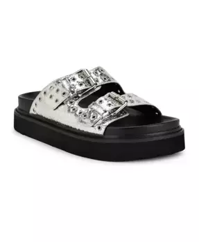 Женские сандалии Eleny Double Band на платформе Nine West, мультиколор