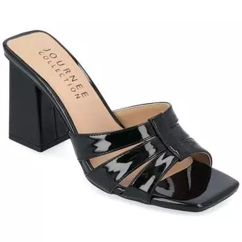 Женские сандалии Ellington из коллекции Journee, черный