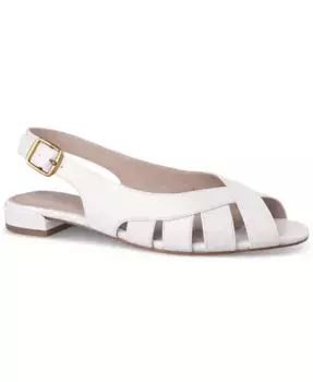 Женские сандалии Essie Fisherman на плоской подошве с открытой пяткой Giani Bernini, белый