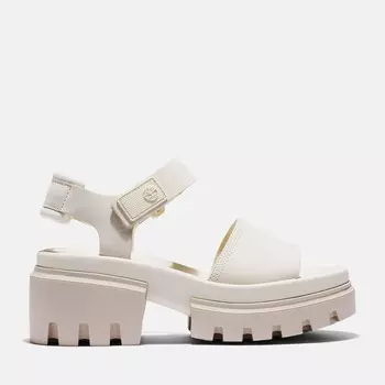 Женские сандалии Everleigh с ремешком на щиколотке Timberland, белый