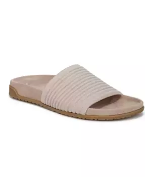 Женские сандалии Evie Knit Slide Vionic, коричневый/бежевый