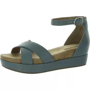 Женские сандалии EVIEE из искусственной кожи с открытым носком и ремешками Giani Bernini, цвет light blue smooth