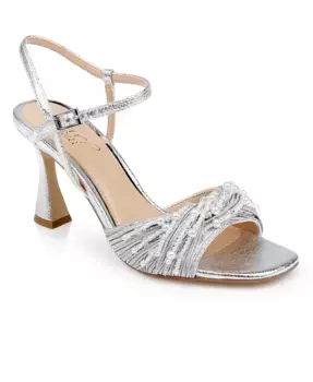 Женские сандалии Fanny Dress Jewel Badgley Mischka, серебряный