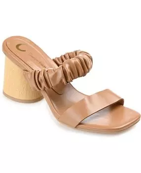 Женские сандалии Fayth со сборками Journee Collection