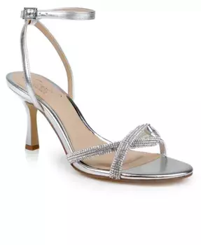 Женские сандалии Fiji Dress Jewel Badgley Mischka, серебряный