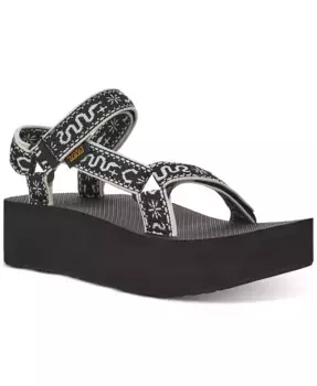 Женские сандалии Flatform Universal Teva, черный