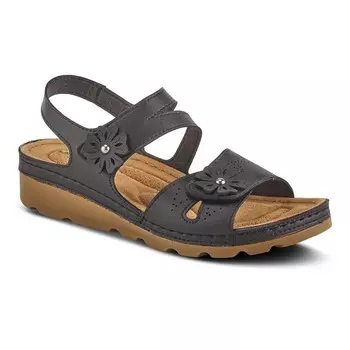 Женские сандалии Flexus by Spring Step Poncia с пяткой на пятке, черный