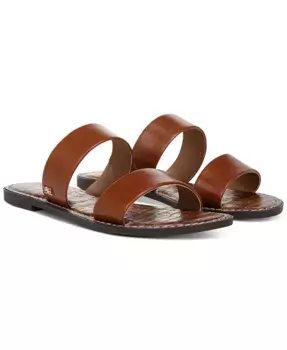 Женские сандалии Gala Slide на плоской подошве Sam Edelman, коричневый