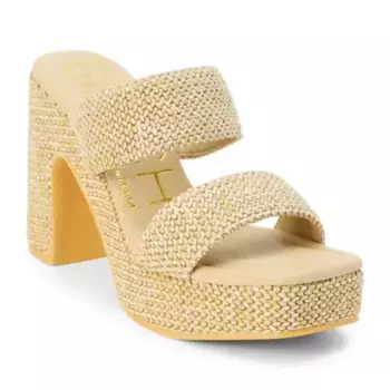 Женские сандалии Gem с двумя ремешками на платформе Beach By Matisse, бежевый