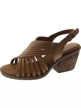 Женские сандалии Gena из искусственной кожи с пряжками и ремешками Bella Vita, цвет tan