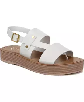 Женские сандалии Genova на платформе с круглым носком Franco Sarto, белый