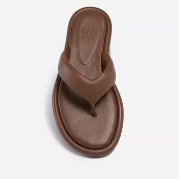 Женские сандалии Gia 5 кофейно-коричневого цвета GIA BORGHINI