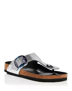 Женские сандалии Gizeh без шнуровки с ремешками на стельке с пряжками Birkenstock