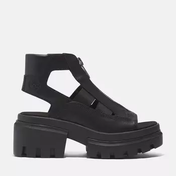 Женские сандалии-гладиаторы Everleigh Timberland, цвет Black Full-Grain