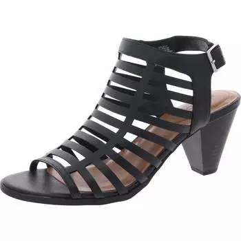 Женские сандалии-гладиаторы Haileyy из искусственной кожи с ремешками Style & Co., цвет black smooth