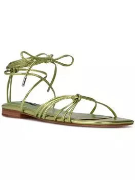 Женские сандалии-гладиаторы из искусственной кожи Minus 3 Nine West, цвет medium green