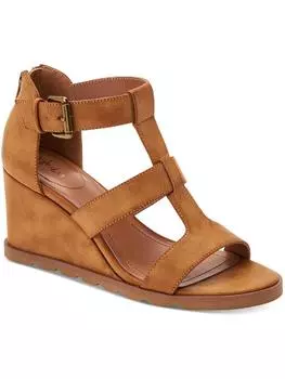 Женские сандалии-гладиаторы Marionn из искусственной кожи с ремешком на щиколотке Style & Co., цвет brown smooth