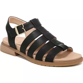 Женские сандалии-гладиаторы с ремешками из искусственной кожи A Ok Dr. Scholl's Shoes, черный