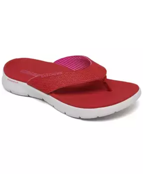 Женские сандалии GO WALK Flex - модель Eve от Finish Line Skechers, красный