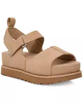 Женские сандалии Goldenstar на платформе UGG®, коричневый/бежевый