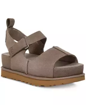 Женские сандалии Goldenstar на платформе UGG®, коричневый/бежевый