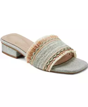 Женские сандалии Graciela на квадратном каблуке из рафии Easy Spirit, синий