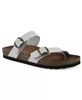 Женские сандалии Grams с круглым носком White Mountain, белый