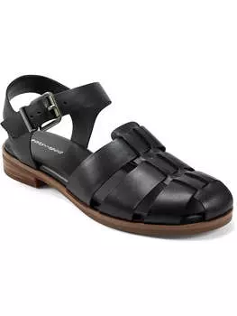 Женские сандалии Gretty Fisherman из искусственной кожи с ремешками Easy Spirit, черный