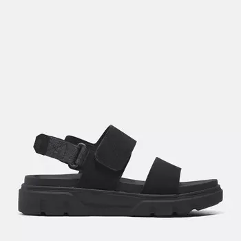 Женские сандалии Greyfield с двумя ремешками Timberland, цвет Black Suede