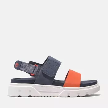 Женские сандалии Greyfield с двумя ремешками Timberland, цвет Dark Blue Suede