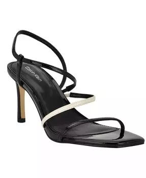 Женские сандалии Hadlee Strappy Square Toe Dress Calvin Klein, черный