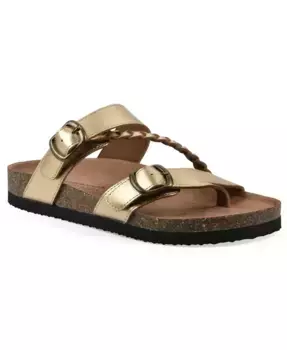 Женские сандалии Hammy с круглым носком White Mountain, золотой