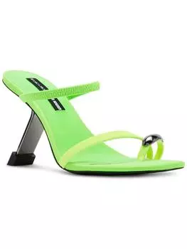 Женские сандалии HARRIET из искусственной кожи с квадратным носком и ремешками Jessica Rich, цвет neon lime