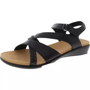 Женские сандалии Hart 3 из искусственной кожи с ремешками Easy Spirit, черный