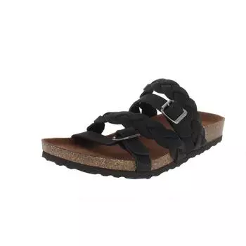 Женские сандалии Holland с пряжкой и плетеной стелькой White Mountain, черный