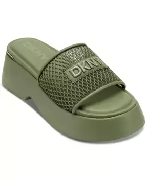 Женские сандалии Iredell Slide DKNY, зеленый