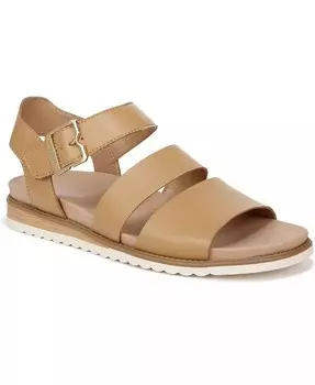 Женские сандалии Island со светящимися ремешками Dr. Scholl's, бежевый
