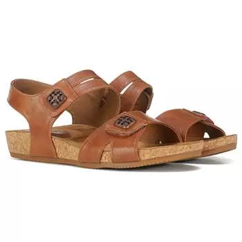 Женские сандалии из галлатина Eurosoft, тан