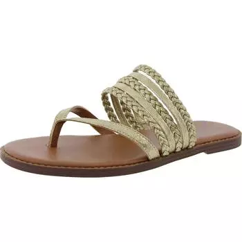 Женские сандалии из искусственной кожи на плоской подошве Zodiac, цвет gold synthetic