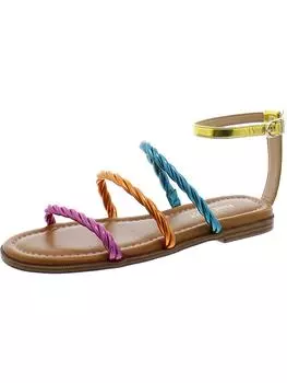 Женские сандалии из искусственной кожи с ремешками Nine West, темно-розовый