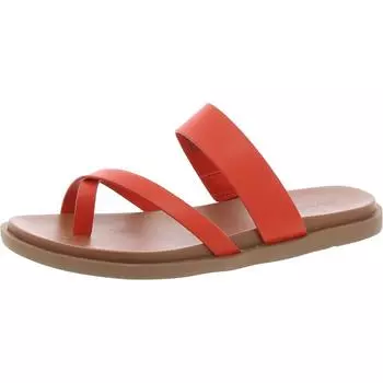 Женские сандалии из искусственной кожи Slip On Thong Style & Co., цвет paprika smooth