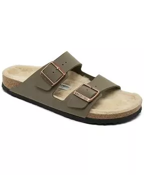 Женские сандалии из микрофибры из овчины Arizona от Finish Line Birkenstock, мультиколор