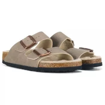 Женские сандалии из овчины Аризона со стелькой Birkenstock, серый