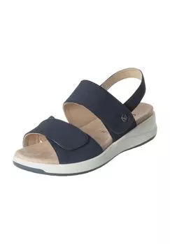 Женские сандалии из синтетической кожи с эффектом памяти Caprice, синий