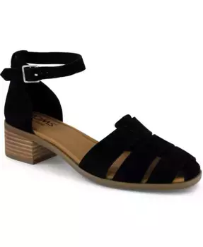 Женские сандалии Jaclyn Fisherman с круглым носком TOMS, черный