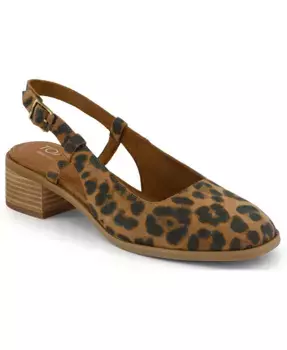 Женские сандалии Jaclyn на блоке с открытой пяткой TOMS, коричневый