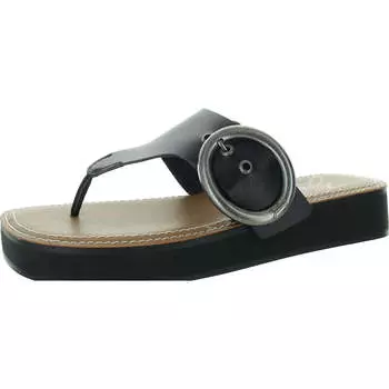 Женские сандалии Jadon из искусственной кожи с пряжкой и Т-образным ремешком Zodiac, цвет black synthetic