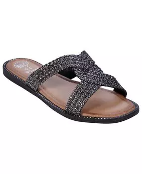 Женские сандалии Janell на плоской подошве GC Shoes, черный