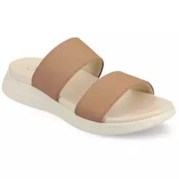 Женские сандалии Janis без застежек Journee, цвет sand