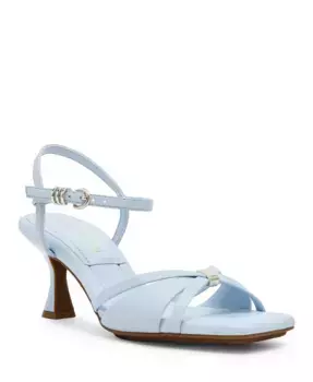 Женские сандалии Jelena с ремешками на щиколотке и пряжкой Anne Klein, синий